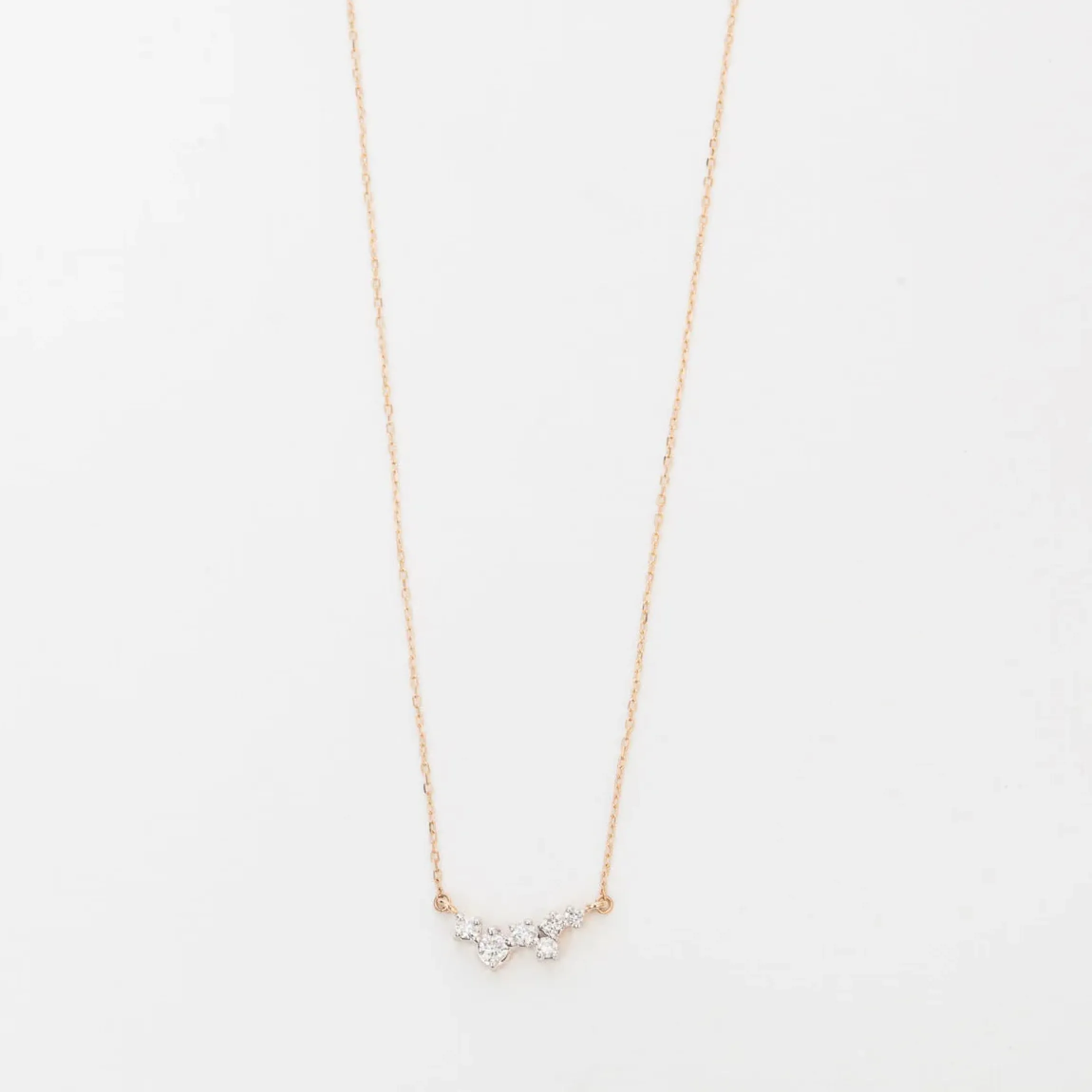 Scattered Diamond Necklace