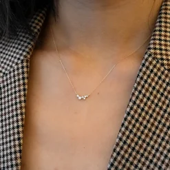 Scattered Diamond Necklace