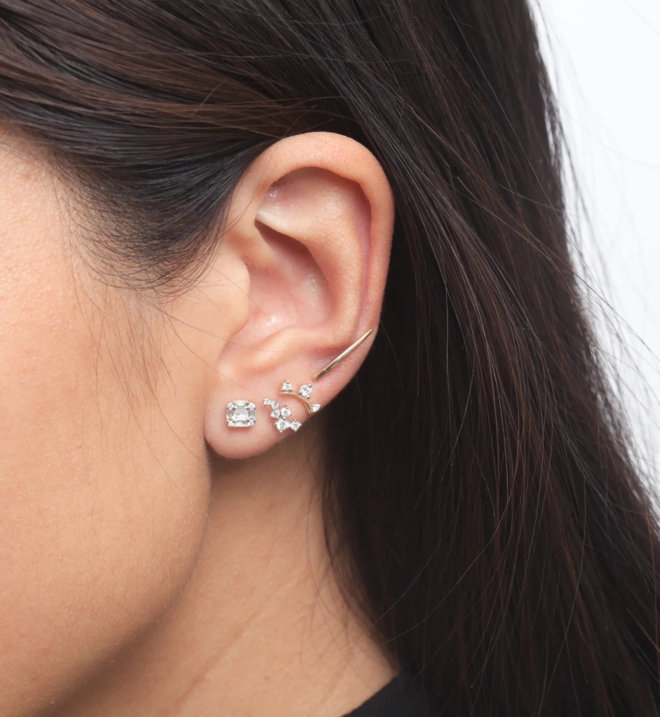 Scattered Diamond Studs
