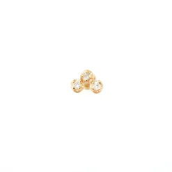 Single Freckle Earring w/ 5 mm Flat Back