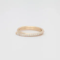 Small Demi-Pavé Current Ring