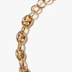 Small Puffed Mariner Chain Bracelet