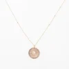Small Sunbeam Medallion Necklace
