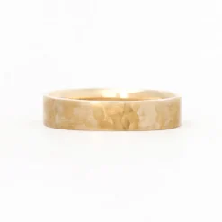 Square 5mm Hammered Band