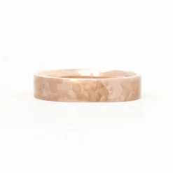 Square 5mm Hammered Band