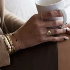 Sunbeam Engraved Signet Ring