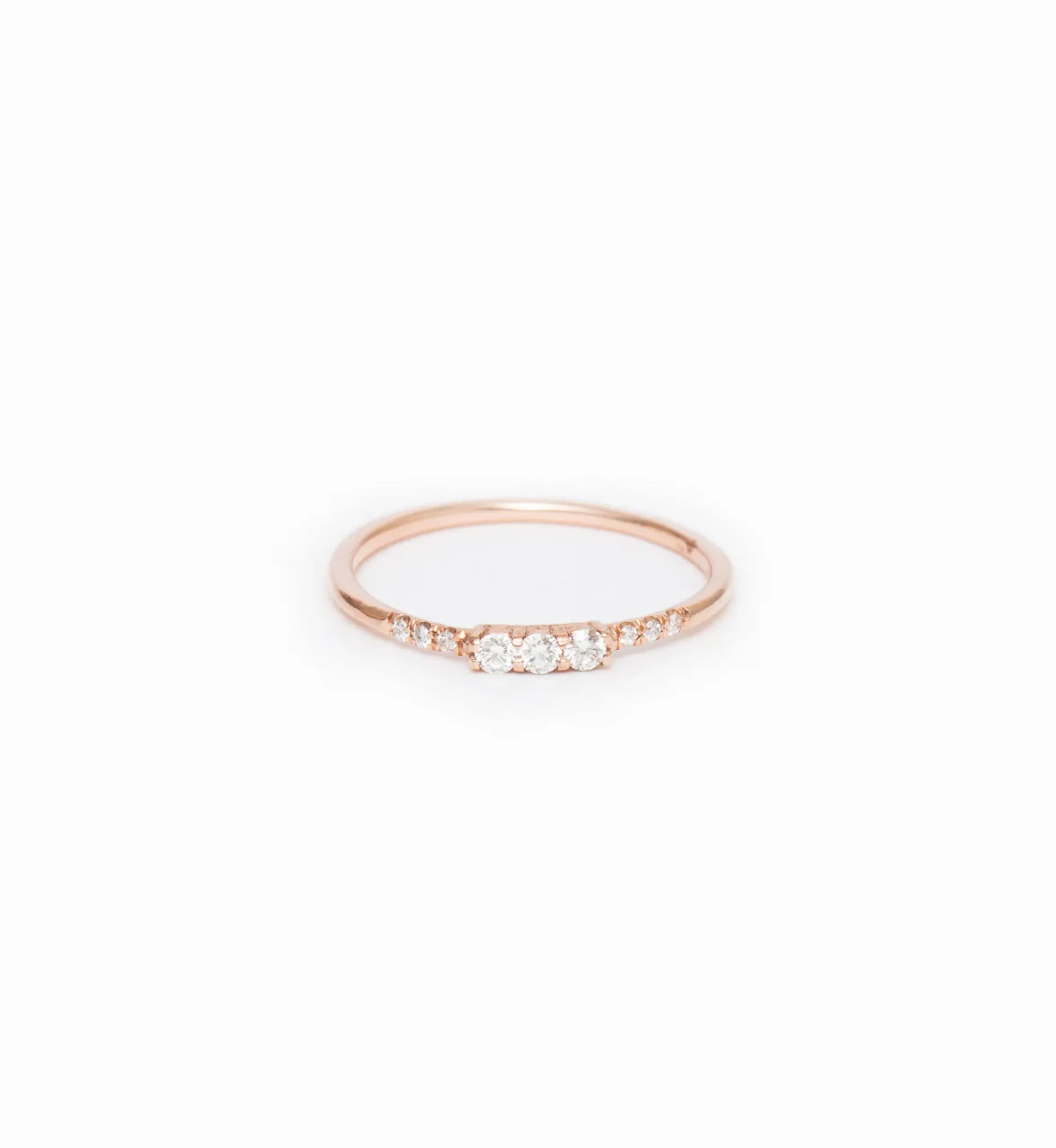 Three Diamond Equilibrium Ring