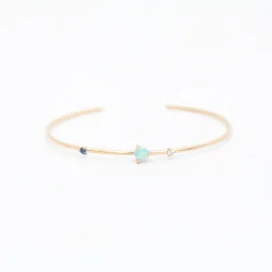 Three Stone Opal Cuff