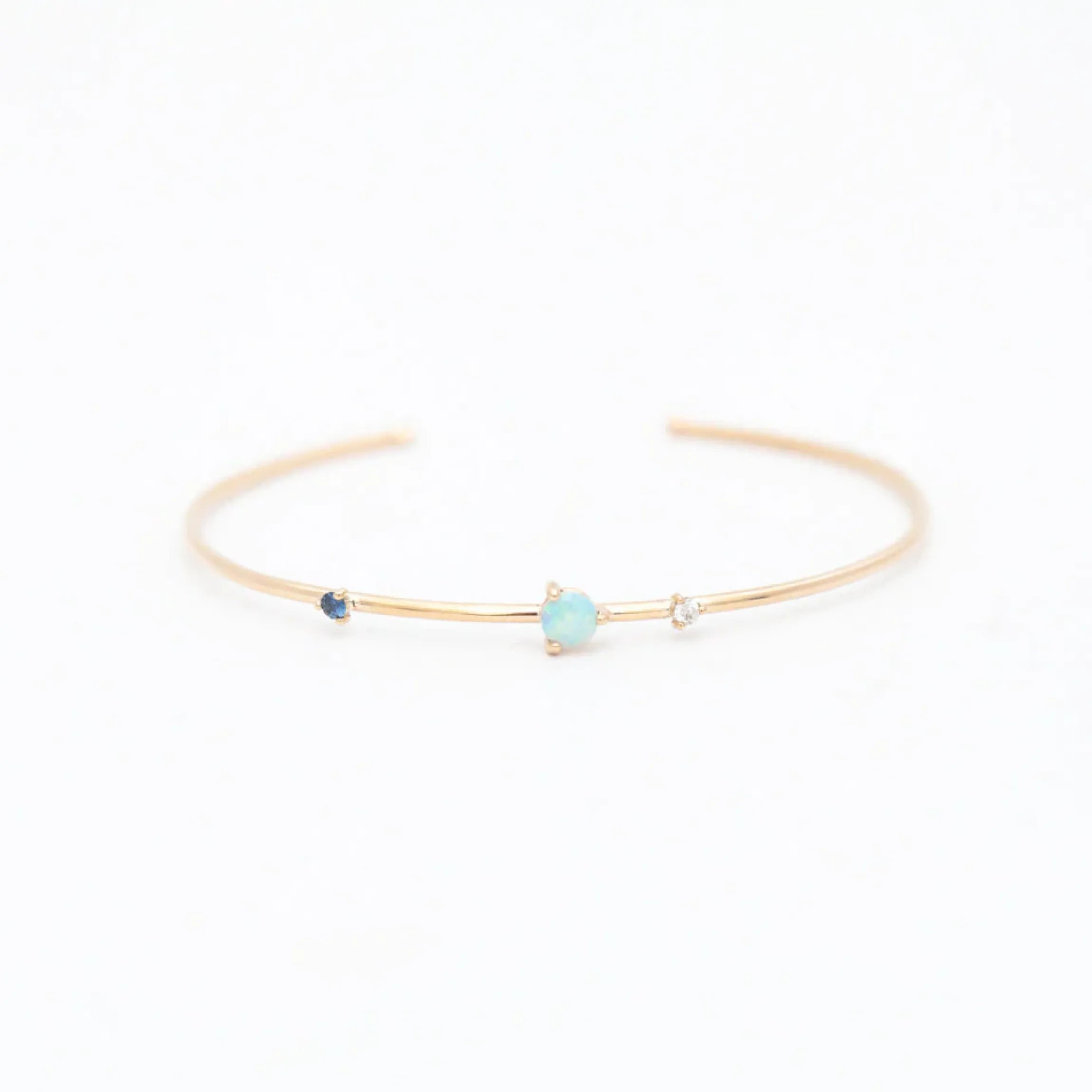 Three Stone Opal Cuff