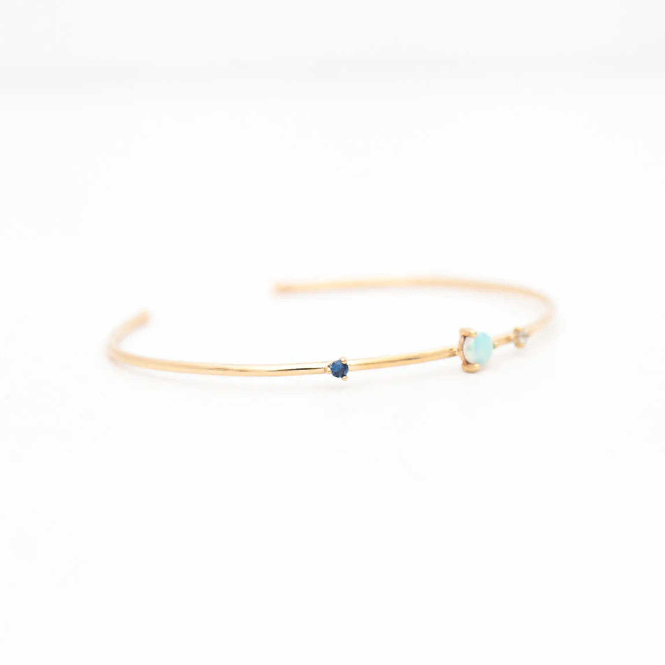 Three Stone Opal Cuff