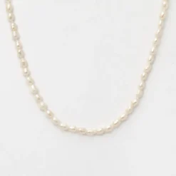 Tiny Seed Pearl Necklace
