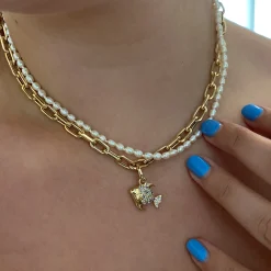 Tiny Seed Pearl Necklace