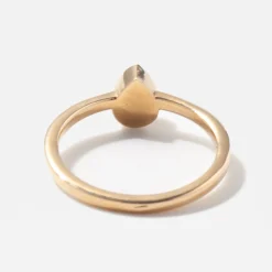 Tiny Turquoise Teardrop Ring