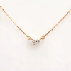 Tiny Two Diamonds Amigos Necklace