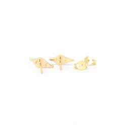 Turquoise & Diamond Pietra Studs