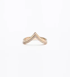 White Diamond Butterfly Chrysalis Band