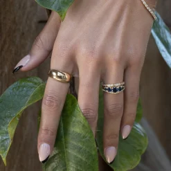 White Diamond Curved Eternity Band