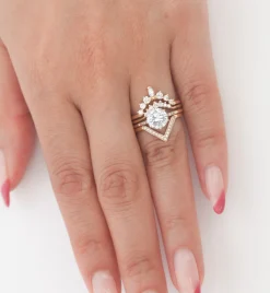 White Diamond Marquise Tiara Band