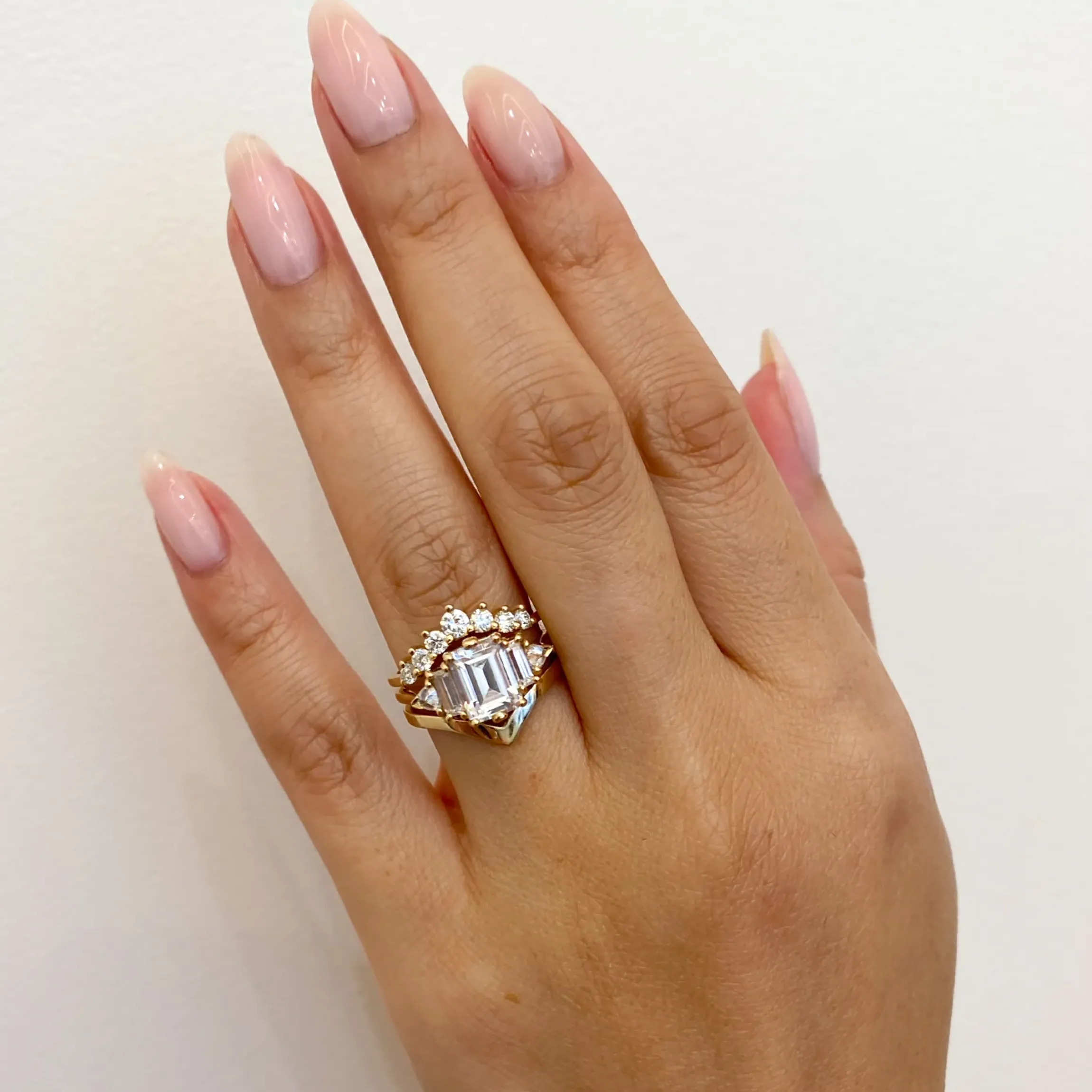 White Diamond Theda Ring