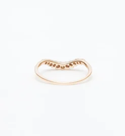 White Diamond Tiara Curve Band