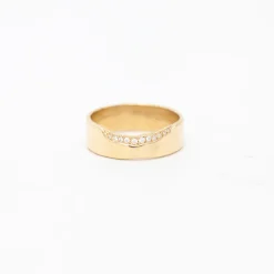 White Diamond Trail Ring