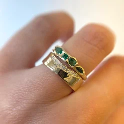 White Diamond Trail Ring