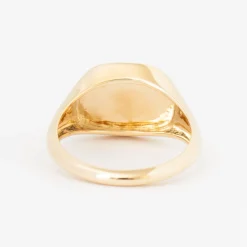 Zodiac Ceramic & Diamond Aries Signet Ring